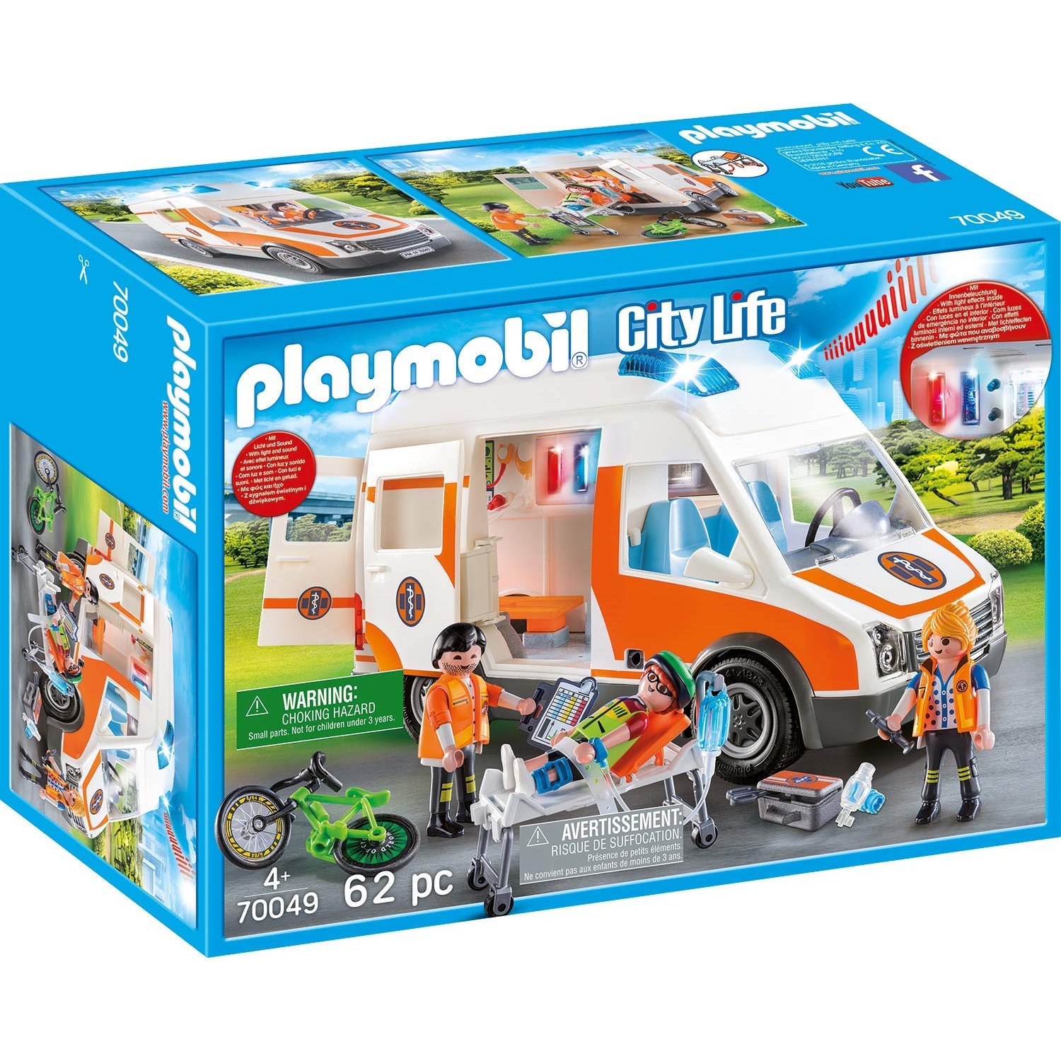 Playmobil 3 Weste Warnweste Arzt Sanitäter Doktor Rettung 